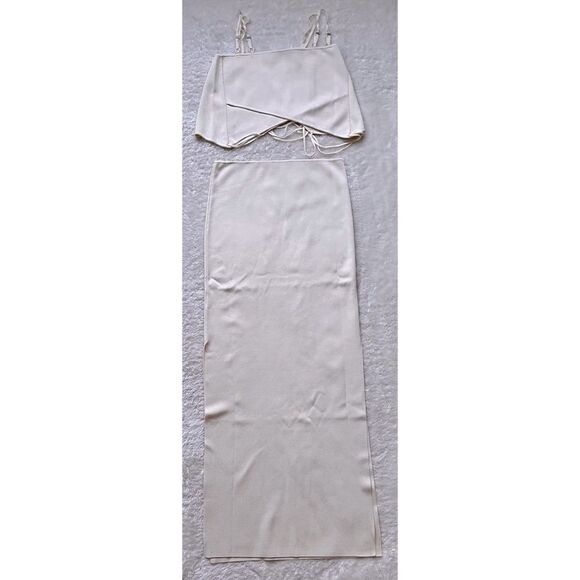 NWT Aya Muse Willow Dress in Off White, Size Large - Picture 11 of 15